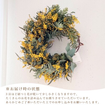 季節の草木花のリース HO002-1