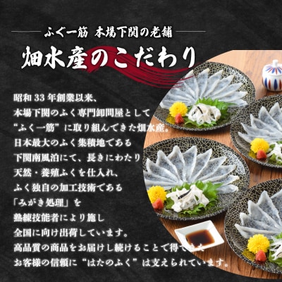 とらふぐ刺身小皿セット 5人前 冷凍 100g ID011