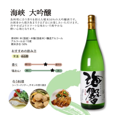 海響 大吟醸酒 純米大吟醸酒 セット EW132