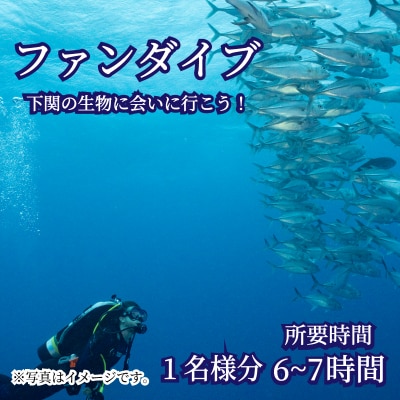 ファン ダイブ 2ダイブ 1名様分 ビーチ スポーツ マリンスポーツ 下関 山口 JQ004