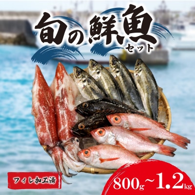 旬 鮮魚 ボックス フィレ加工済 800g~1.2kg 詰め合わせ 刺身 下関 山口 IA101-f