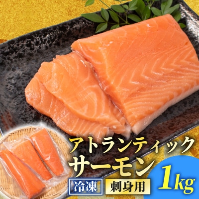 訳あり サーモンブロック 1kg 冷凍 下関 山口 EY027
