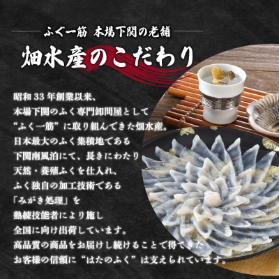 とらふぐ刺身セット 2~3人前 ID016