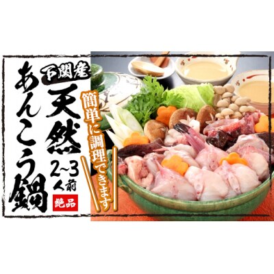 下関産 天然あんこう鍋 2～3人前 AY205-x