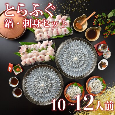 とらふぐ 鍋 刺身 セット 10〜12人前 冷蔵 【配送指定日必須】 下関 山口 FP018