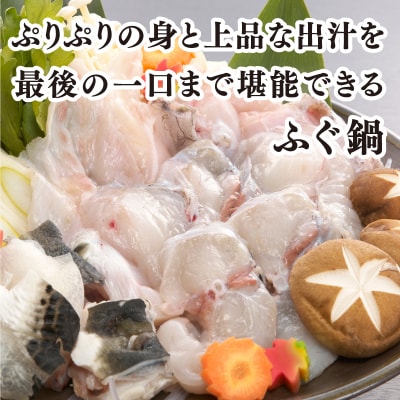 【配送日時指定必須】とらふぐ刺し 鍋 セット2~3人前 冷蔵 EY032