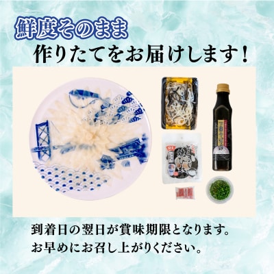 【配送日時指定必須】とらふぐ刺し セット 4 ～ 5人前 冷蔵 EY035