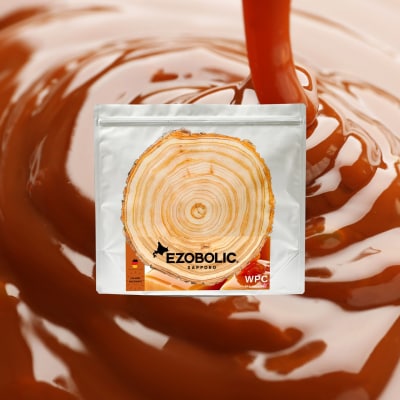 【キャラメルマキアート風味】 EZOBOLIC プロテイン 1kg LG101-B