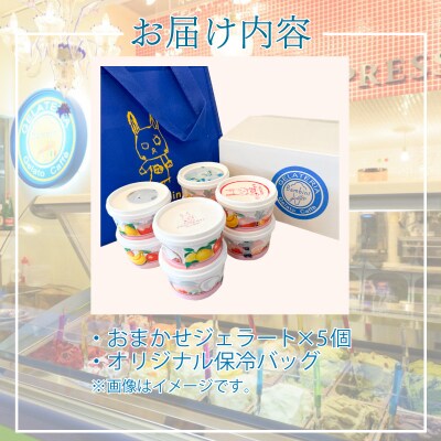 ジェラート おまかせ 5個 セット アイス スイーツ デザート 詰め合わせ ギフト KE004