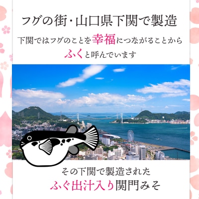 関門 みそ チューブ セット ふぐ出汁入り 3袋 詰め合わせ IV004-1