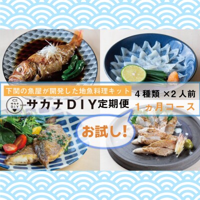 【お試し1回】 サカナDIY 2人前 4~5種×1ヶ月 CX210
