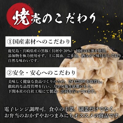 訳あり 黒豚焼売 180個 15個×12パック 3回 隔月 定期便 IB054