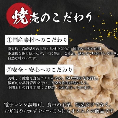 訳あり 黒豚焼売 180個 15個×12パック 6回 隔月 定期便 IB056