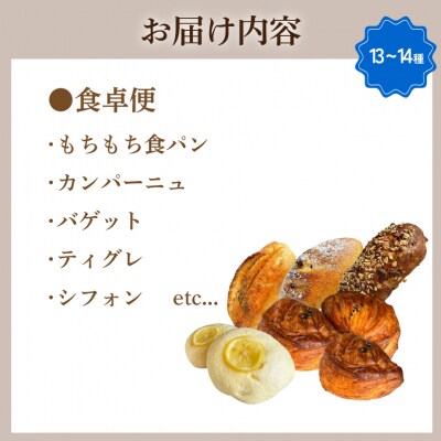 おすすめパン 13～14種 詰め合わせ LV003