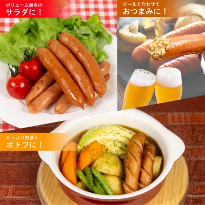 【数量限定】 訳あり 不揃い ウインナー 2kg 500g × 4個 IR025-x