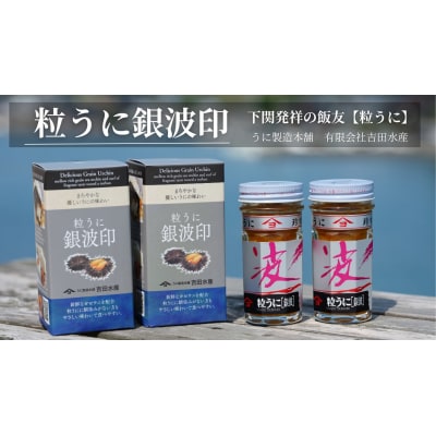 【5営業日以内発送】 うに 粒うに 銀波印 55g 2本 ED09