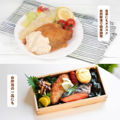お弁当 お惣菜 5種セット 冷凍 銀鮭 鯖 塩焼き アジフライ 白身天ぷら いわし揚げタレ漬け