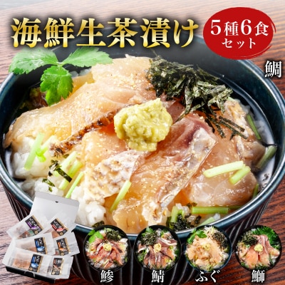 海鮮 生茶漬け セット 5種6食 冷凍 真空パック BV026