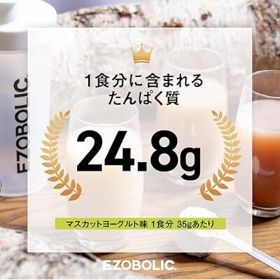 【定期便 3回】マスカットヨーグルト風味 3kg EZOBOLIC プロテイン LG303-G