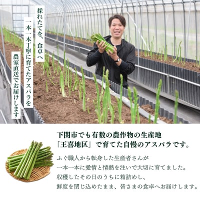【3~4月発送】朝採れアスパラガス 1kg S~M FP101-34