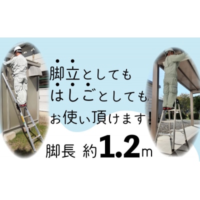 はしご 兼用 脚立 アルマック JQA-120 梯子 EC01