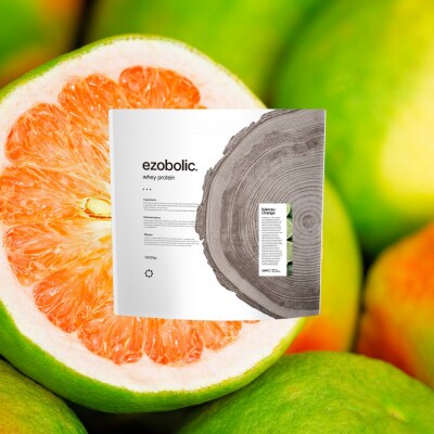 【かぼすオレンジ風味】 EZOBOLIC プロテイン 1kg LG101-Q