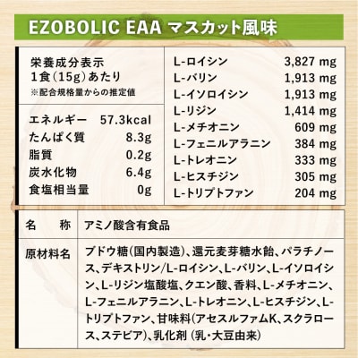 EAA マスカット風味 1kg エゾボリック LG101-T