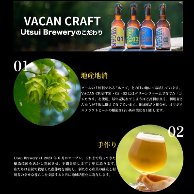 クラフトビール 4種9本 馬関クラフト utsuibrewery うついブルワリー KZ005