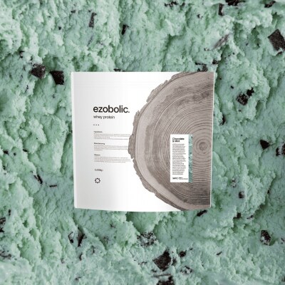 【定期便3回】チョコミント風味 1kg EZOBOLICプロテイン LG103-P