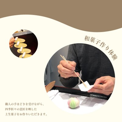 和菓子作り体験チケット券 1名様分 和菓子 体験 チケット BD209