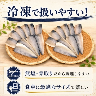 【7営業日以内発送】訳あり さばフィーレ 無塩 骨取り 2kg NV003
