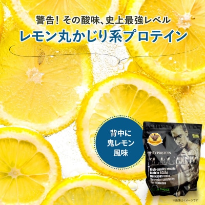 ビーレジェンド WPCプロテイン 背中に鬼レモン風味 900g 10袋 OB105-A