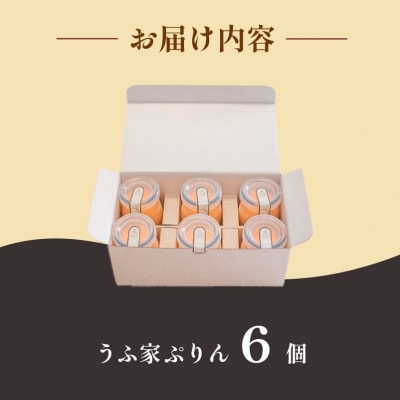 うふ家ぷりん 6個入 冷蔵 NR001