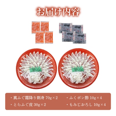 天然ふぐ刺身セット 4～5人前 冷凍 FG047