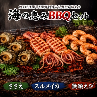 海の恵みBBQセット 4人前 下関 山口 《さわ水産:SW》 SW-UM001BBQ