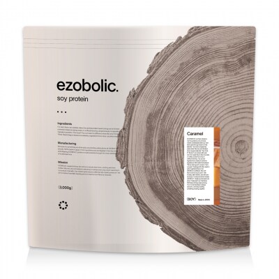 【キャラメル風味】 ソイプロテイン 3kg EZOBOLIC LG301-soyC