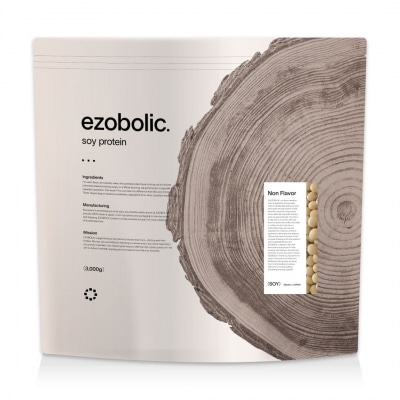 【ノンフレーバー】 ソイプロテイン 3kg EZOBOLIC プロテイン LG301-soyK