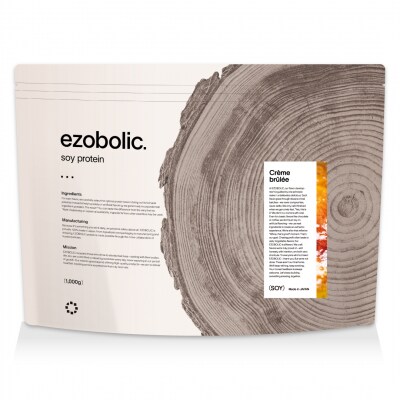 【クレームブリュレ風味】 ソイプロテイン 1kg EZOBOLIC プロテイン LG101-soyI