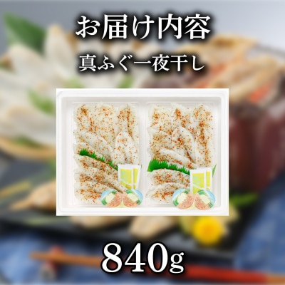 ふぐ 一夜干し 840g 420g × 2パック 下関 山口 《蟹屋:KNY》 KNY-F12
