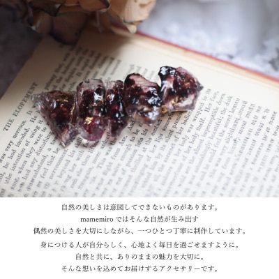 バレッタ・イヤリング(ピアス)セット 【ホワイト】 OD001-white