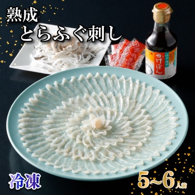 熟成とらふぐ刺し 5〜6人前 冷凍 フグ刺し 菊盛 NE008