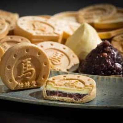 バター最中と相馬小判