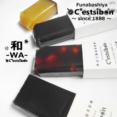 船橋屋 瀬止凡「WA」羊かん2本入り(本練×1本+柚子×1本)