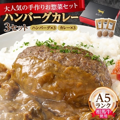 A5ランク相馬牛ハンバーグカレーセット