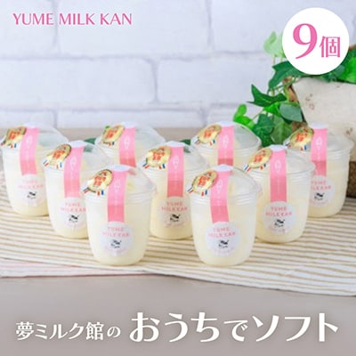 夢ミルク館のおうちでソフト《ミルクソフト9個入》