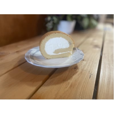 有機玄米粉のプレミアムロールケーキ 18cm×1本