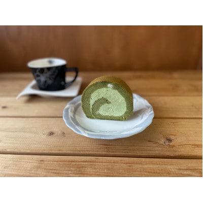 有機玄米粉のお抹茶ロール 18cm 1本