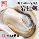 【のし付き】海士のいわがき 2.4kg〜3kg 巨大LLサイズ6個 岩牡蠣 牡蠣 かき CAS冷凍