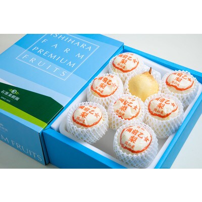 【2024年発送分】岡山県産　備前乙女梨(鴨梨) 6～9玉入り4kg プレミアム箱　