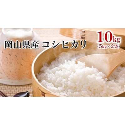令和6年産 岡山県産 コシヒカリ 10kg(5kg×2袋)